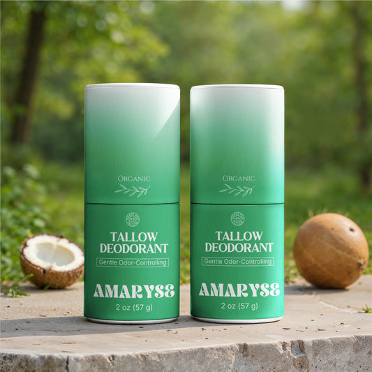 2 Pack Natural Tallow Deodorant Stick